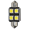ΛΑΜΠΑΚΙΑ ΠΛΑΦΟΝΙΕΡΑΣ C5W/C10W 12V 0,96W SV8,5 36mm CAN-BUS+RADIATOR LED 4xSMD5050 ΛΕΥΚΟ BLISTER 2ΤΕΜ