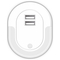 ELVHX - EL130801 | LED Night Light Sensor+2xUSB 5V 2.1A|0.5W|3000k|12lm|{enjoysimplicity}™