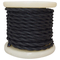 ELVHX - EL338006 | Textile Cable Τwist 2x0.75mm²- ρολλό 10mt – ΜΑΥΡΟ