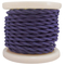 ELVHX - EL338026 | Textile Cable Τwist 2x0.75mm²- ρολλό 10mt –ΜΩΒ ΣΚΟΥΡΟ