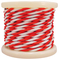 ELVHX - EL338028 | Textile Cable Τwist 2x0.75mm²- ρολλό 10mt  –  Κόκκινο & λευκό