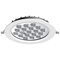 ELVHX - EL191036 | LED Panel Αλ/νίου Silver HighPower 34.5W|6500k|4250lm|Φ221x38mm|60°|+Driver|{enjoysimplicity}™