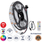 GloboStar® DIGISTRIP 90758 Set Digital Pixel Addressable Strip - Σετ Ψηφιακής Ταινίας 5 Μέτρων με Ψηφιακό Controller & Ασύρματο Χειριστήριο RF & WiFi Mobile APP - LED SMD 5050 36W/5m 150LED/5m 150PIXEL/5m SPI/TTL Protocol 2880lm/m 120° DC 5V με USB 2.0 & WiFi Mobile APP IP20 Πολύχρωμα RGB - Dimmable - Λευκό Σώμα - Μ500 x Π1 x Υ0.2cm - Συσκευασία 5 Μέτρων - 2 Χρόνια Εγγύηση