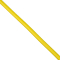 GloboStar® 77606 Στρογγυλό Υφασμάτινο Καλώδιο 1m 2 x 0.75mm² Κίτρινο
