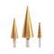 Σετ τρυπάνια κωνικά κλιμακωτά - 3pcs - 4-20/4-32/4-12mm - Finder - 196657