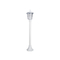 GloboStar® ZARDIN 203-0240 Vintage Επιδαπέδιο Φωτιστικό Φαναράκι Μονόφωτο 1 x E27 IP44 Λευκό Πλαστικό Σώμα - Μ16 x Π16 x Υ100cm