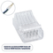 GloboStar® 70757 Ενωτικός Σύνδεσμος για Πολύχρωμη Ταινία LED RGBW 12mm 6 PIN σε Πολύχρωμη Ταινία LED RGBW 12mm 5 PIN Μ2.5 x Π1.5 x Υ1cm Διάφανο