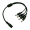 Feme Connector σε 4x Male Connector 5.5*2.1 GloboStar 77552