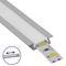 GloboStar® RECESS-PROFILE 70803-1M Προφίλ Αλουμινίου - Βάση & Ψύκτρα Ταινίας LED με Λευκό Γαλακτερό Κάλυμμα - Χωνευτή Χρήση - Συρόμενο Κάλυμμα - Ασημί - 1 Μέτρο - Μ100 x Π2.2 x Υ0.6cm