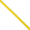 GloboStar® 77606 Στρογγυλό Υφασμάτινο Καλώδιο 1m 2 x 0.75mm² Κίτρινο