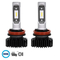GloboStar® 85641 H16 X1 Line KIT Βασικού Φωτισμού Αυτοκινήτου & Φορτηγού 3nd Generation Can-Bus Series LED CREE CXB 100W 14000lm DC 9-32V Αδιάβροχο IP66 Ψυχρό Λευκό 6000K