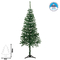 GloboStar® Crazy Christmas Χριστουγεννιάτικο Δέντρο SantaClaus Φ65 x Υ150εκ Πράσινο με Πλαστική Βάση
