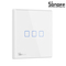GloboStar® 80067 SONOFF T2EU3C-RF - 433MHz Wireless Smart Wall Touch Button Switch 3 Way - RF Series