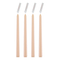 GloboStar® BABY-PINK 35201 ΣΕΤ 4 Αρωματικά Κεριά Κηροπηγίου Παραφίνης με Άρωμα Μπουκέτο Τριαντάφυλλο Ροζ Μ2 x Π2 x Υ25cm