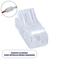 GloboStar® 70684 Ενωτικός Σύνδεσμος για Μονόχρωμη Ταινία LED 8mm 2 PIN σε Καλώδιο Τροφοδοσίας Ατερμάτιστο 2 PIN Μ2 x Π1.1 x Υ0.7cm Διάφανο