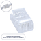GloboStar® 70687 Ενωτικός Σύνδεσμος για Πολύχρωμη Ταινία LED RGB 10mm 4 PIN σε Πολύχρωμη Ταινία LED RGB 10mm 4 PIN Μ1.9 x Π1.4 x Υ0.7cm Διάφανο
