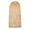 GloboStar® CALERO 00671 Boho Κρεμαστό Φωτιστικό Καμπάνα Μονόφωτο 1 x E27 IP20 Μπεζ Ξύλο - Μ50 x Π50 x Y110cm