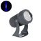 GLOBOSTAR® SPOT-FENIA 90136 Αρχιτεκτονικό Σποτ Φωτισμου LED 10W 850lm 5° DC 24V Αδιάβροχο IP65 Μπλε Dimmable - Γκρι Ανθρακί - Μ7 x Π7 x Υ12cm - 3 Χρόνια Εγγύηση