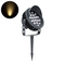 GLOBOSTAR® TREELIGHT-VINA 90360 Σποτ Φωτισμού με Αντιθαμβωτική Γρίλια για Φυτά - Δέντρα με Βάση Κήπου / Καρφωτό LED 24W 2640lm 10° DC 24V Αδιάβροχο IP65 Θερμό Λευκό 2700K Dimmable - Γκρι Ανθρακί - Μ21.5 x Π18.3 x Υ14cm - 3 Χρόνια Εγγύηση