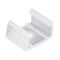 GloboStar® 70549 Πλαστική PVC Βάση Στήριξης για Όλες τις Πολύχρωμες RGB EPISTAR Wide Ταινίες LED Διπλής Σειράς DC 230V IP68 - Μ1.5 x Π2 x Υ1.1cm