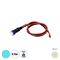 GloboStar® SMD-LED 81488 Υψηλής Ισχύος SMD LED 0.15W DC 12V - Φ0.7 x Υ2.3cm - Ice Blue - Dimmable - 2 Χρόνια Εγγύηση