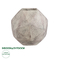 GloboStar® Artificial Garden BOROUGH 20781 Επιδαπέδιο Πολυεστερικό Τσιμεντένιο Κασπώ Γλάστρα - Flower Pot Λευκό με Μπεζ Μ38 x Π38 x Υ38cm