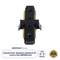 GloboStar® 2L-EUROTRACK 60849 Αντάπτορας Ι(Γιώτα) - Μονοφασικός 2 Καλωδίων για όλες τις Ράγες EUROTRACK AC 220-240V Μ8 x Π4 x Υ2cm- EUROTRACK® System 1L+1N - Θερμοπλαστικό - Μαύρο - 5 Χρόνια Εγγύηση