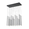 ΦΩΤΙΣΤΙΚΟ ΚΡΕΜΑΣΤΟ ΑΛΟΥΜΙΝΙΟ LED 47W 3000K 4700Lm 940X1500mm ΜΑΥΡΟ ARTE ILLUMINA CASCADE
