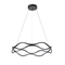 Inlight Κρεμαστό φωτιστικό LED 80W 3CCT (by switch on base)  D:60cm (6097-Black)