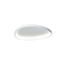 Inlight Πλαφονιέρα οροφής LED 25W 3CCT από λευκό μέταλλο και ακρυλικό D:61,5x5cm (42043-White)
