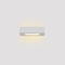 Inlight Επιτοίχιο φωτιστικό λευκό από γύψο 1xE14 D:22cm (43049-C-White)
