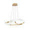 Inlight Κρεμαστό φωτιστικό LED 40W 3CCT (by switch on base) σε χρώμιο D:60cm (6100-Golden)
