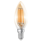 JUST LED JUSTLed-LED Filament Ε14 C35 6W 3000K Φυσικό Amber Dimmable (B143506401)