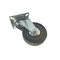 Ρόδα γκρι περιστρεφόμενη 75x21mm, ύψος 100mm, αντοχή 45Kg, διαστάσεις πλάκας 65x65mm / 610075