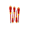 Κατσαβίδια CUSHION GRIP με μόνωση 1000V σετ 5 τεμ. 3 ίσια (2,5x75, 4X100, 5,5x125) και 2 pozi (1x80, 2x100) / STHT65556-0