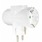 ELP36301 | ΑΝΤΑΠΤOΡΑΣ ΤΥΠΟΥ + SCHUKO → 3Θ SCHUKO max:3680W IP20 ΛΕΥΚΟ