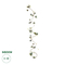 GloboStar® Artificial Garden MANGOLIA FLOWER VINE 21470 Τεχνητό Διακοσμητικό Κλαδί Μανόλιας  Y300cm