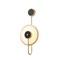 NUBIA LED WALL LAMP 5W 3000K, BLACK+GOLD