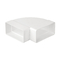EL02-522 HORIZONTAL 90° BEND FOR FLAT DUCTS 220x55