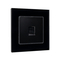 SINGLE LAN SOCKET GLASS FRAME BLACK