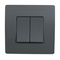 EL BASIC TG103 2 BUTTONS 1 WAY SWITH GRAPHITE-OLD
