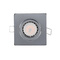 LED ΣΠΟΤ ΜΕΤΑΛΛΙΚΟ ΤΕΤΡΑΓΩΝΟ PAR 16 5.5W 2700-3000K ΧΡΩΜΙΟ
