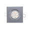LED ΣΠΟΤ ΜΕΤΑΛΛΙΚΟ ΤΕΤΡΑΓΩΝΟ HIGH POWER 6W 2700-3000K ΝΙΚΕΛ ΜΑΤ