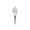 GloboStar® VITRO 203-0203 Vintage Καρφωτό Φωτιστικό Φαναράκι Μονόφωτο 1 x E27 IP44 Λευκό Πλαστικό Σώμα - Μ16 x Π16 x Υ51cm
