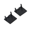 EL-28ECCR END CAP FOR PROFILE EL-28CR BLACK, SET