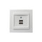 GEYER ΧΩΝΕΥΤΗ ΠΡΙΖΑ ΡΕΥΜΑΤΟΣ ΜE 2 Θύρες USB NILSON ΛΕΥΚΗ 24111081