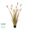 GloboStar® Artificial Garden TYPHA GRASS 21484 Τεχνητό Διακοσμητικό Φυτό Γρασίδι της Τύφας Μ100 x Π35 x Υ180cm