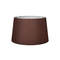 GloboStar® COVER 203-0265 Μοντέρνο Φωτιστικό Καπέλο Καφέ Ύφασμα - Μ38 x Π38 x Υ30cm