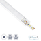 GLOBOSTAR® ALP-LINEAR CURBARIO 70863-1M Επιφανειακό Εύκαμπτο Προφίλ Αλουμινίου με Λευκό Γαλακτερό Πατητό Κάλυμμα για Ταινίες LED IP20 - Λευκό - Μ100 x Π1.7 x Υ0.5cm