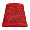 GLOBOSTAR® PLAYROOM 00863 Vintage Κρεμαστό Φωτιστικό Οροφής με Ντουί 1 x E27 AC 220-240V IP20 - Κόκκινο - Μ32 x Π32 x Υ27cm